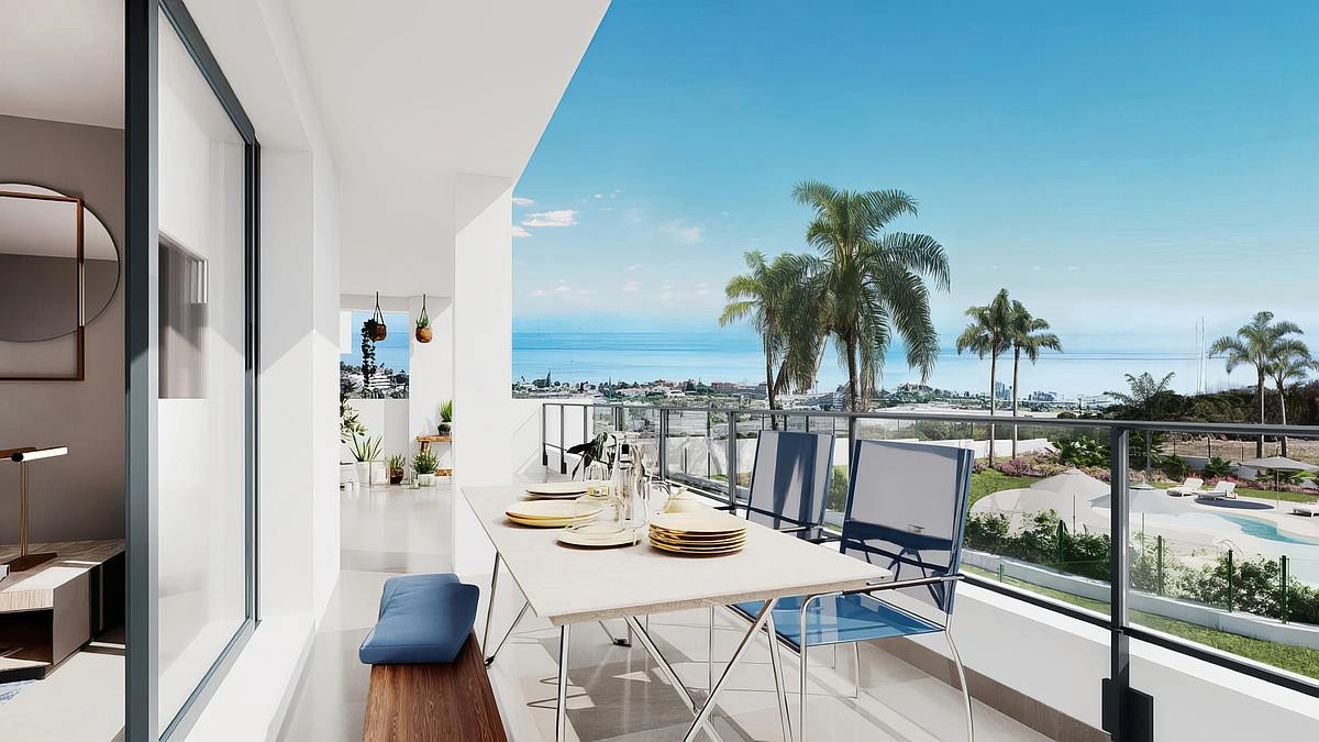 2 - vente appartement vue mer estepona - costa del sol andalousie espagne