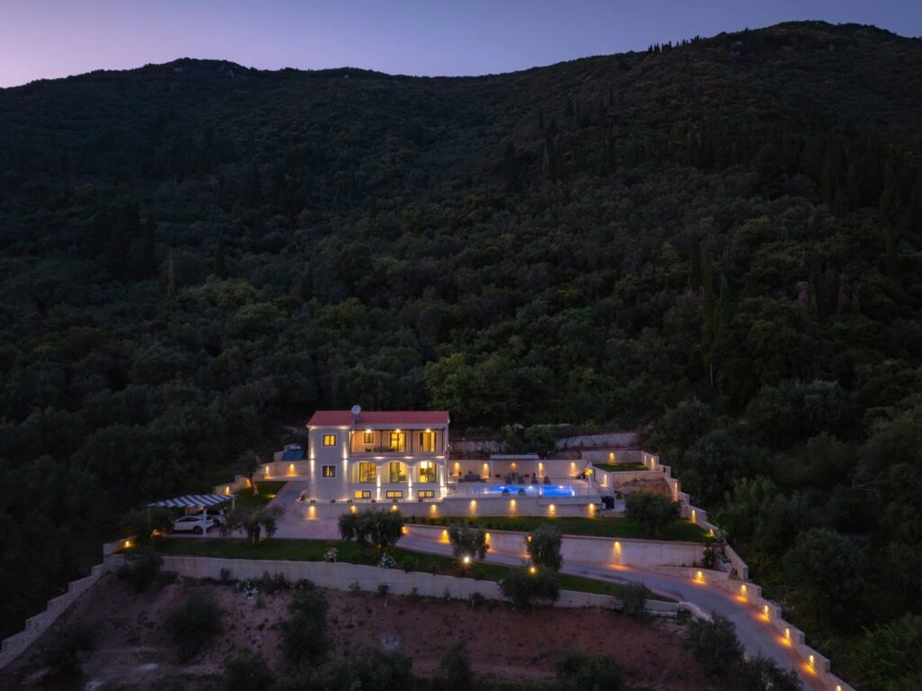 1 - vente villa vue mer agios markos îles ioniennes grèce