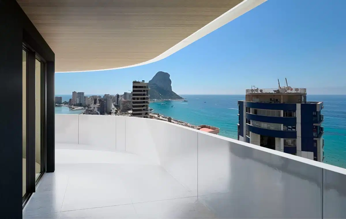 2 - verkoop appartement uitzicht op zee calpe - costa blanca valencian community spanje