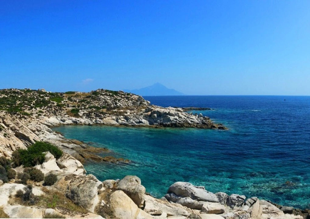 2 - vente terrain plage à pied sikiá macédoine centrale grèce