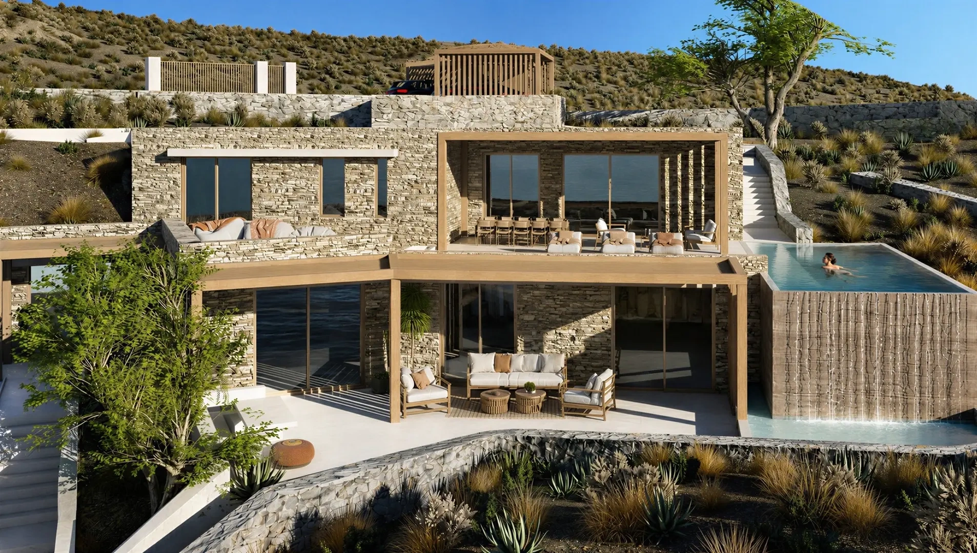1 - verkauf villa direkt am wasser paros - kykladen südliche ägäis griechenland