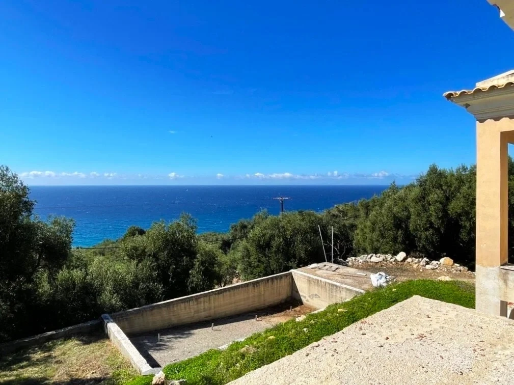 1 - vente maison vue mer mesongí îles ioniennes grèce