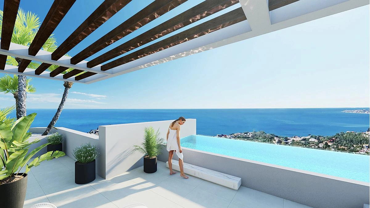 2 - sea view house for sale in benalmadena - costa del sol andalusia spain