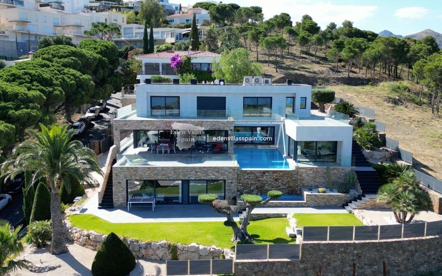1 - vente maison vue mer llança - costa brava catalogne espagne
