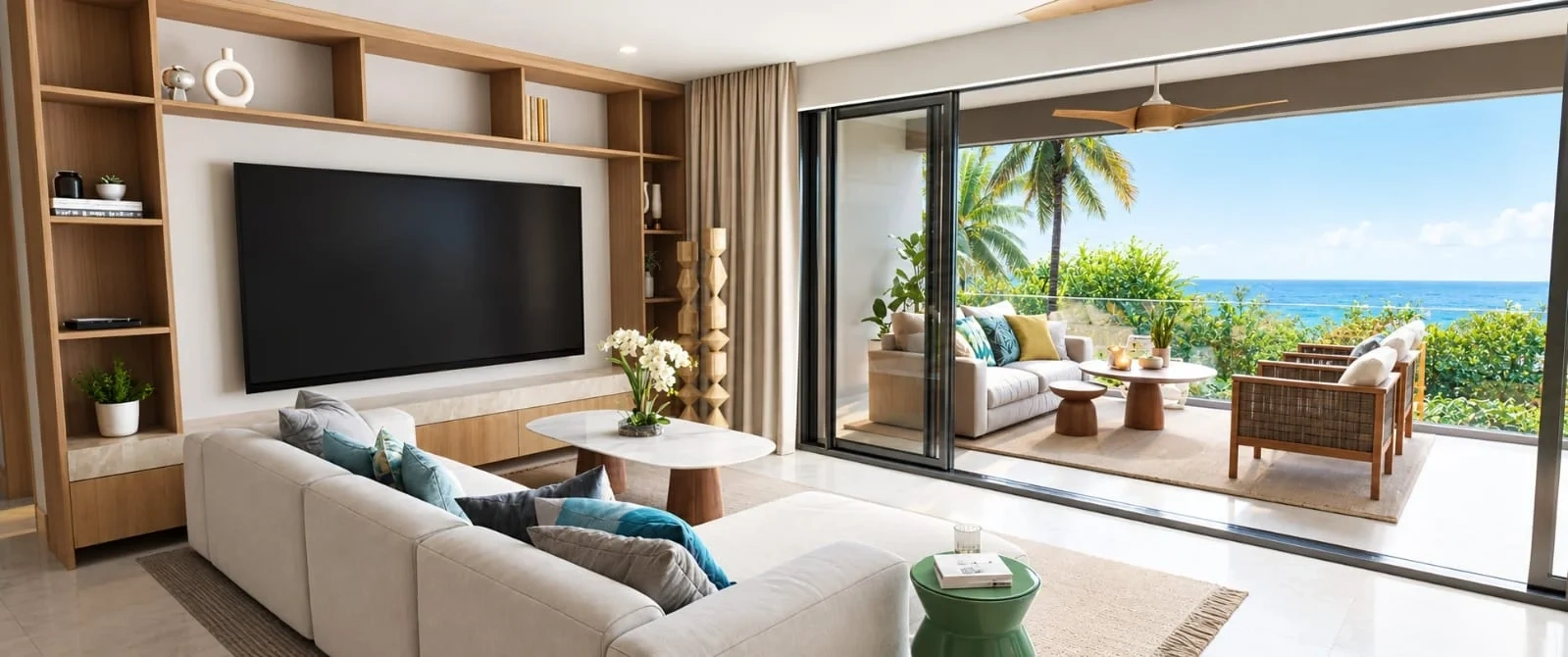 2 - verkoop appartement uitzicht op zee pointe aux biches pamplemousses mauritius