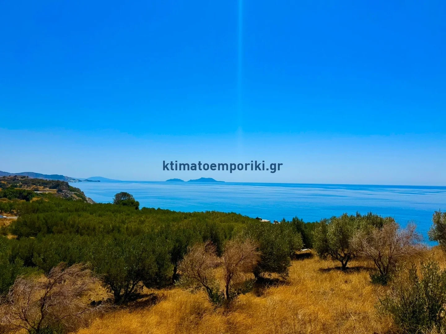 1 - vente terrain vue mer keramés crète grèce
