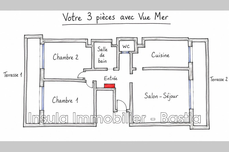 2 - verkauf wohnung meerblick bastia corse (haute) frankreich
