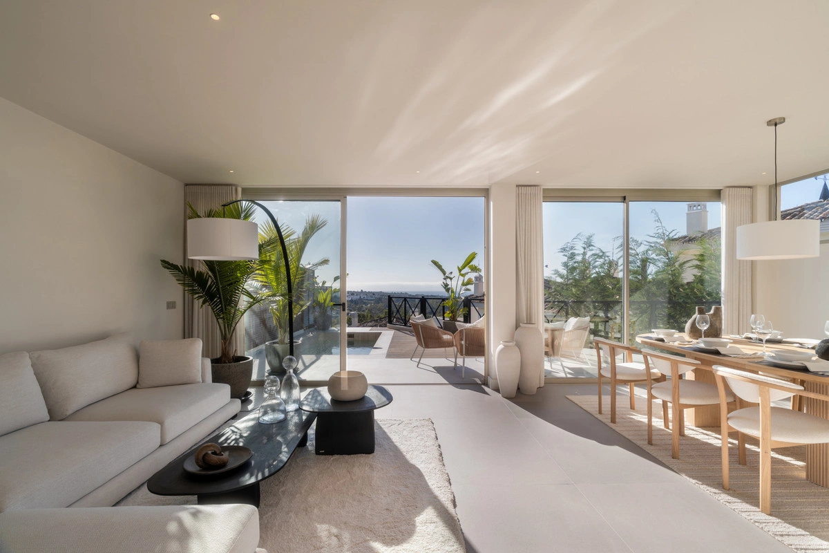 1 - продажа квартира вид моря nueva andalucia андалусия испания
