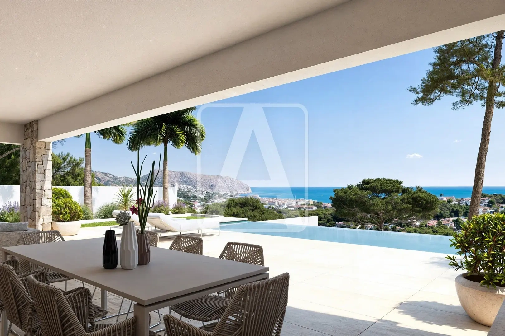 2 - venda casa vista de mar moraira - costa blanca comunidade valenciana espanha