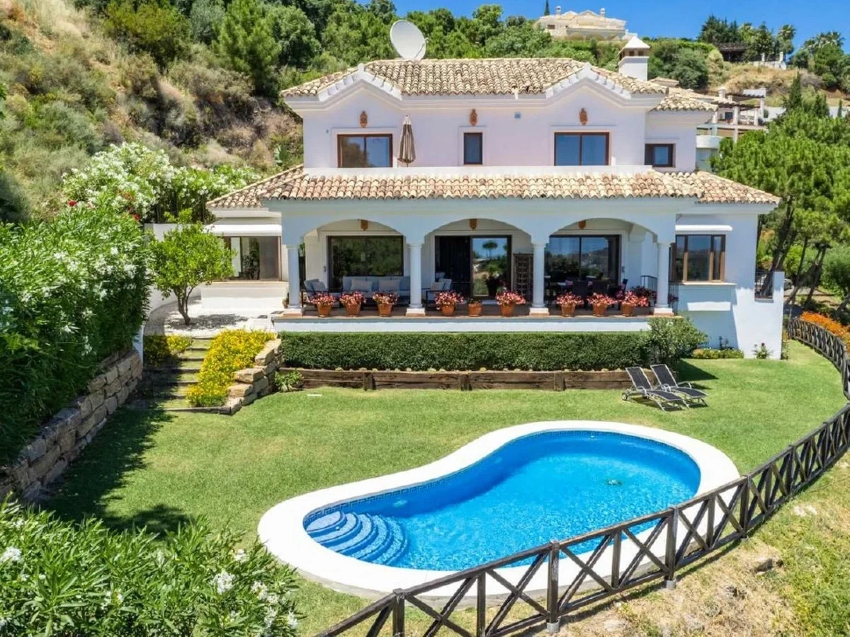 1 - verkoop villa uitzicht op zee benahavis - costa del sol andalusië spanje