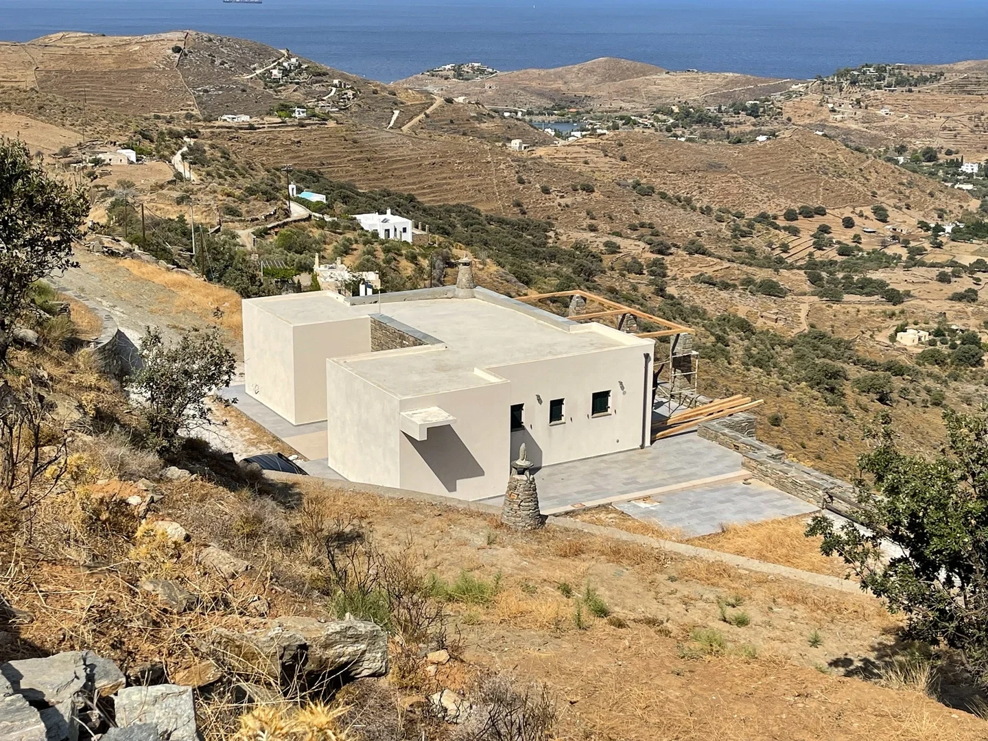 1 - verkauf haus meerblick kea - kykladen südliche ägäis griechenland