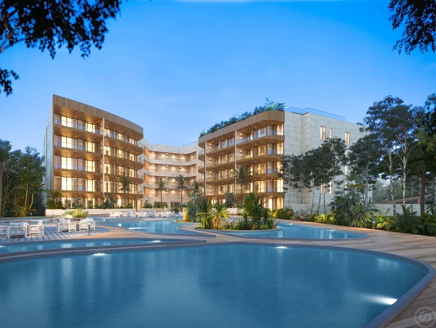 2 - vente appartement vue mer cancun quintana roo mexique