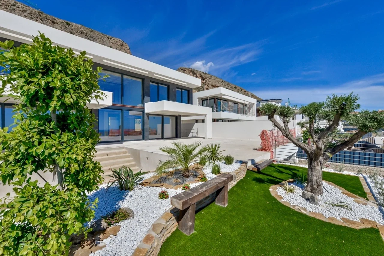 1 - verkoop huis uitzicht op zee finestrat - costa blanca valencian community spanje