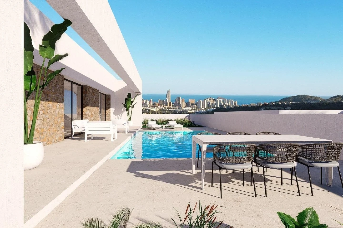 1 - vente maison vue mer finestrat - costa blanca communauté valencienne espagne