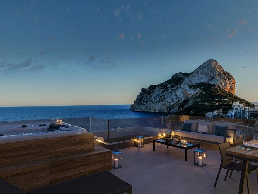 2 - venda apartamento frente ao mar calpe - costa blanca comunidade valenciana espanha