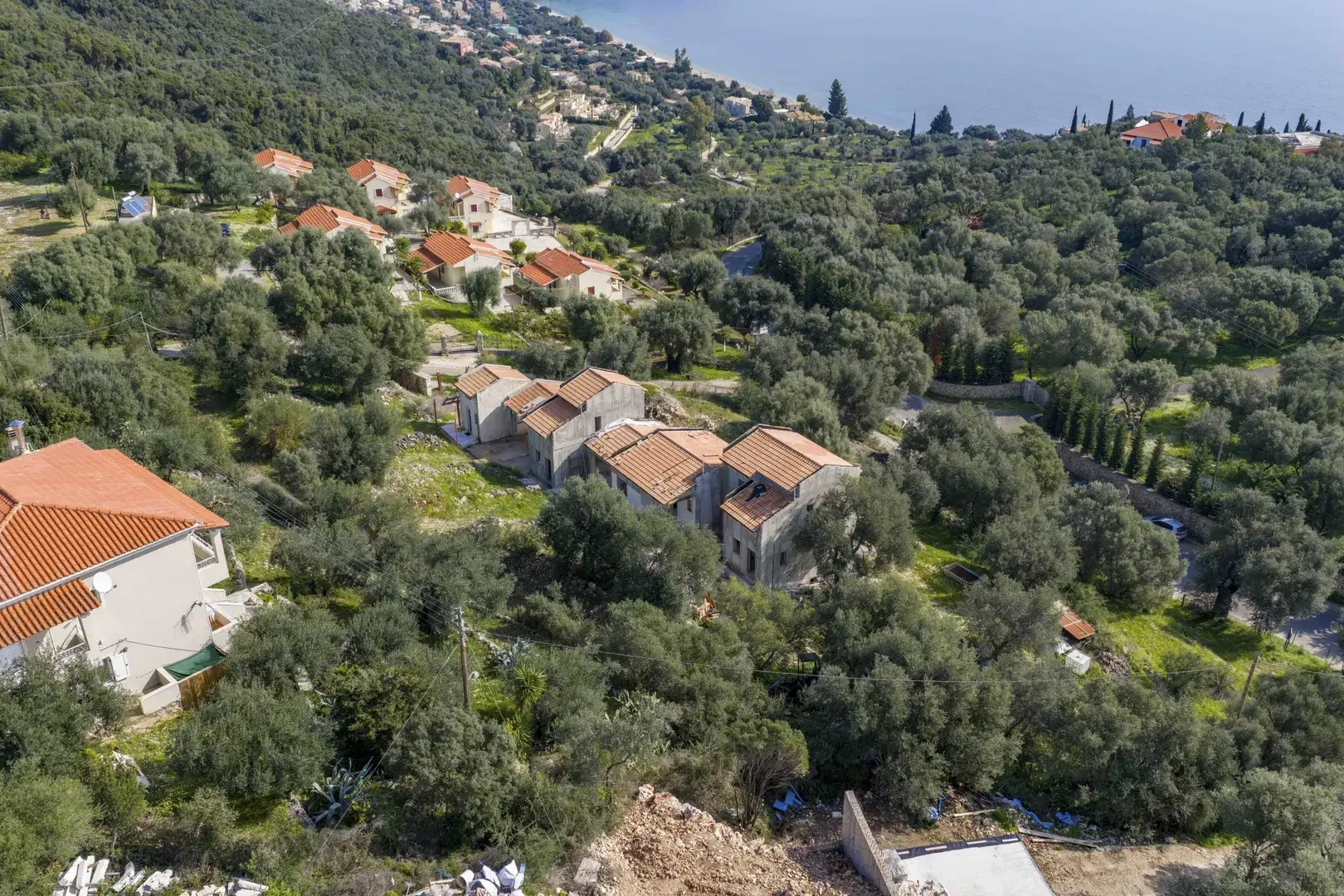 2 - vente appartement plage à pied corfu îles ioniennes grèce