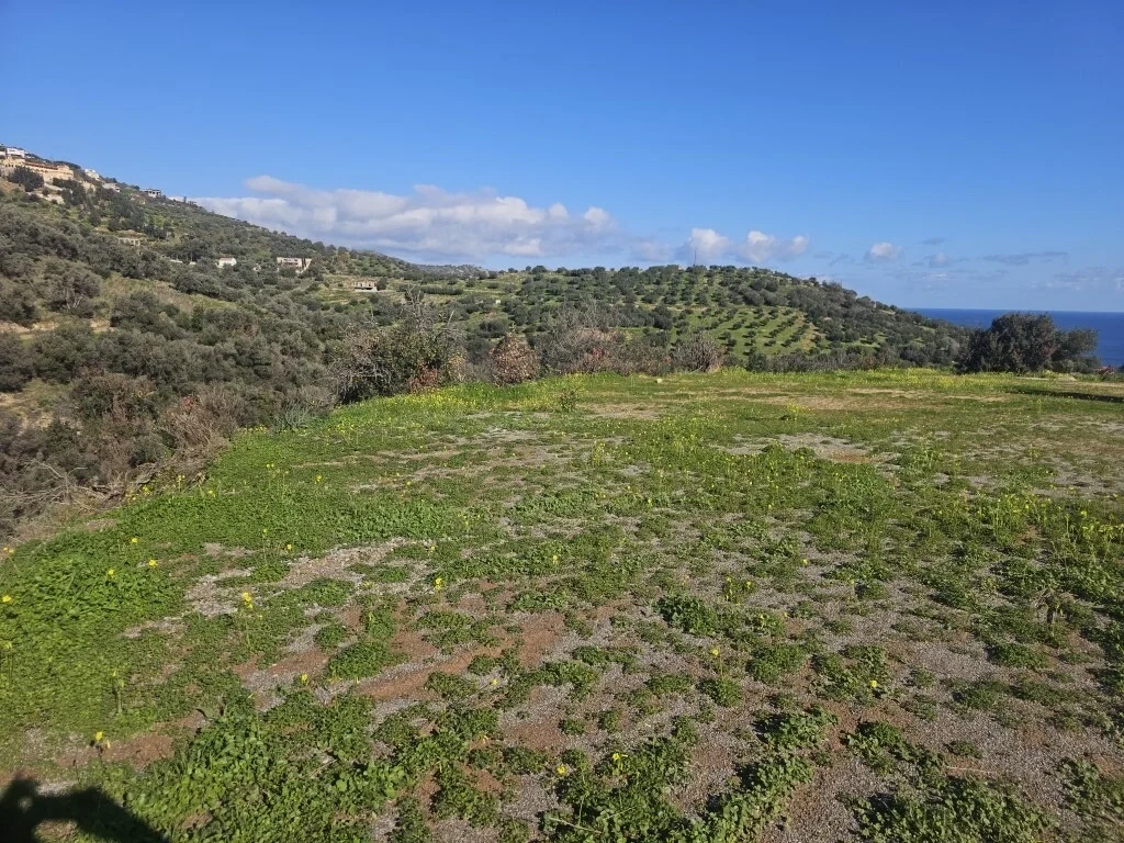2 - vente terrain vue mer rodia crète grèce