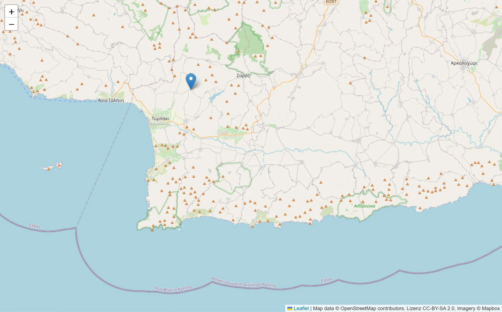 2 - vente terrain kalochorafitis crète grèce