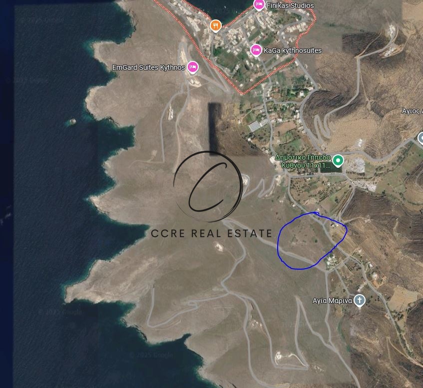 1 - vente terrain vue mer kýthnos egée méridionale grèce
