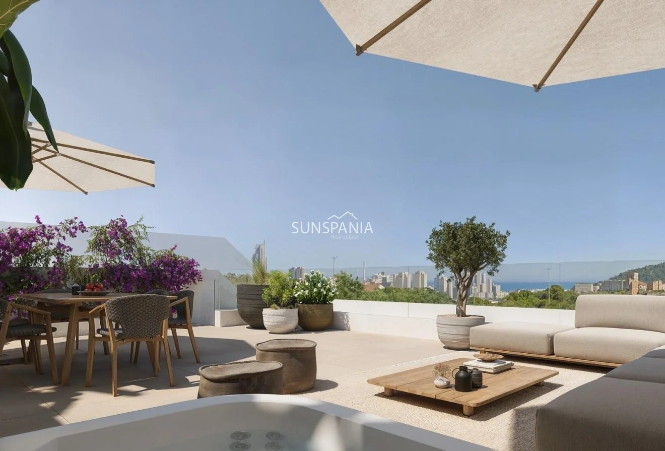 2 - verkoop appartement uitzicht op zee finestrat - costa blanca valencian community spanje