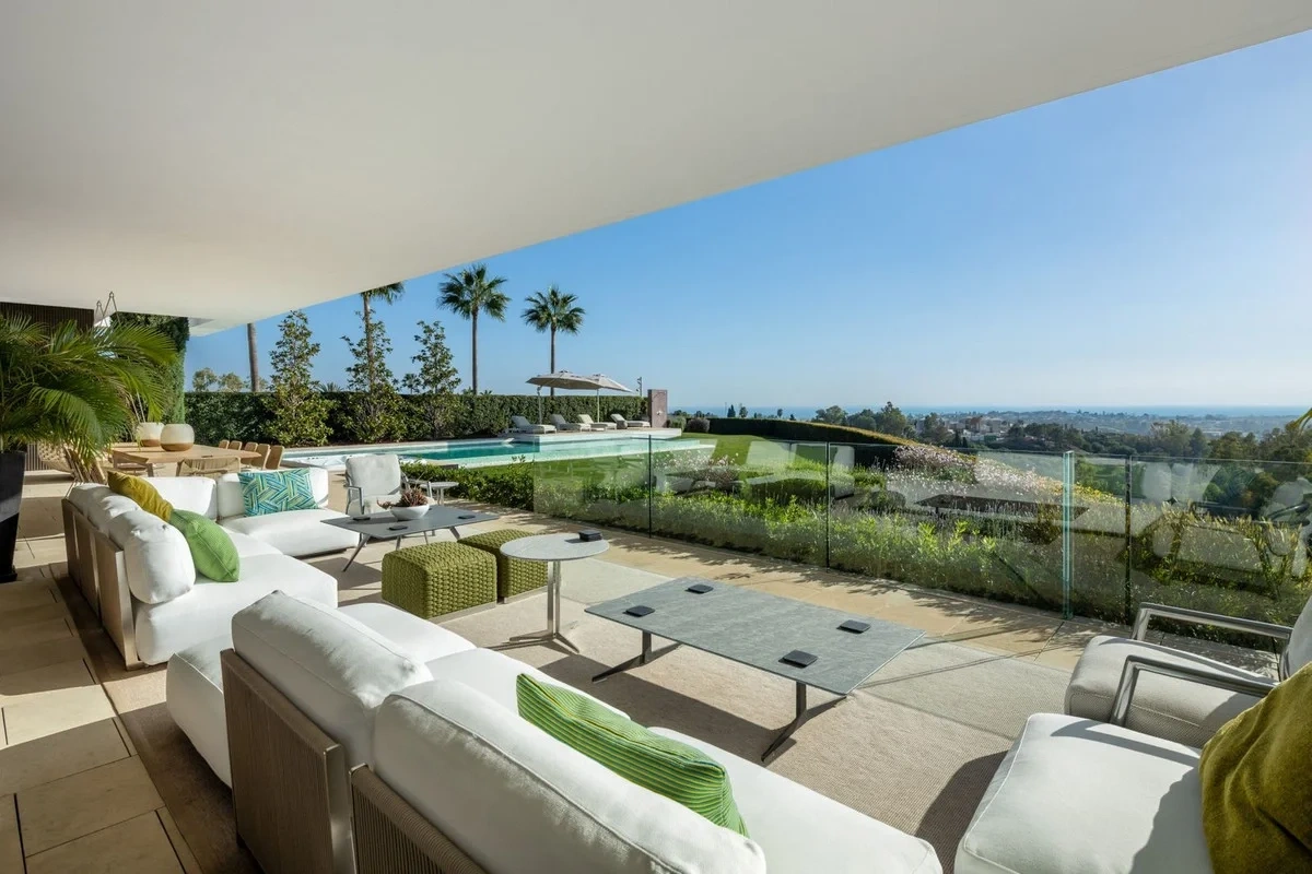1 - venta villa vista al mar benahavis - costa del sol andalucía españa