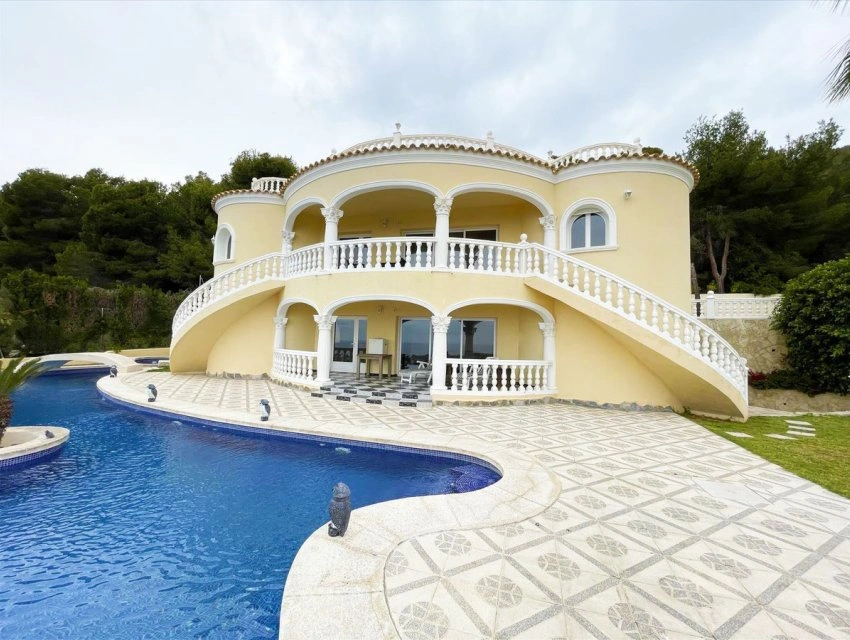 1 - verkoop villa uitzicht op zee calpe - costa blanca valencian community spanje