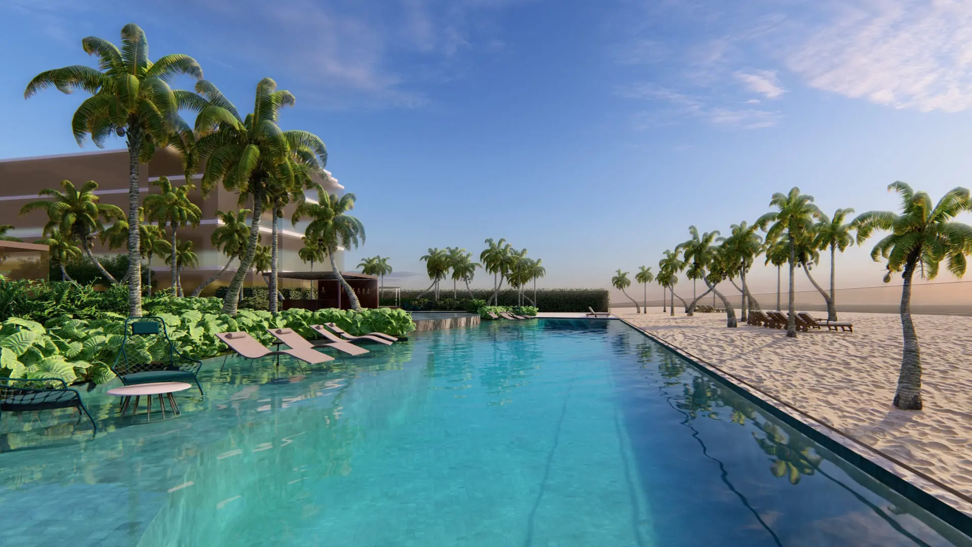 1 - vente appartement pieds dans l'eau cumbuco ceará brésil