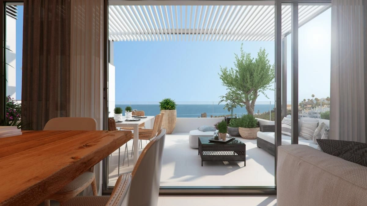 2 - venda apartamento vista de mar casares - costa del sol andaluzia espanha