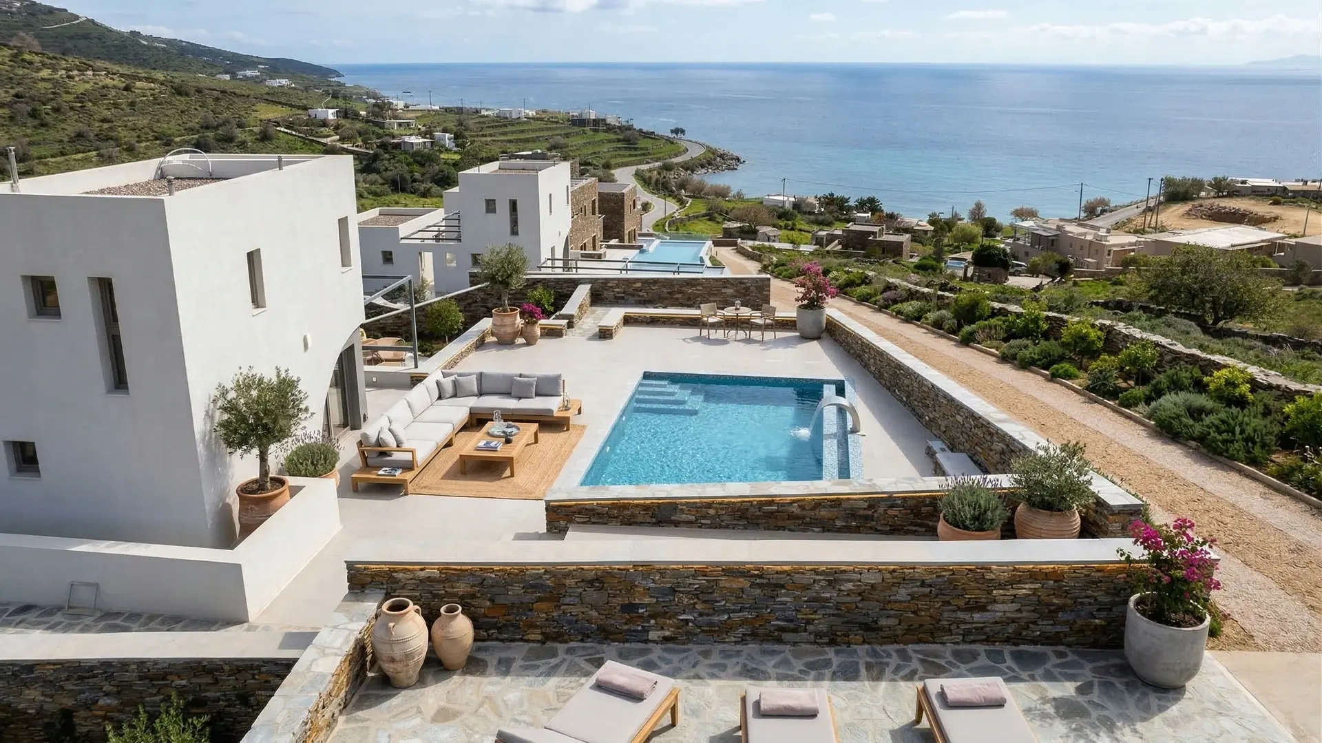 1 - sea view house for sale in kea - cyclades south aegean greece