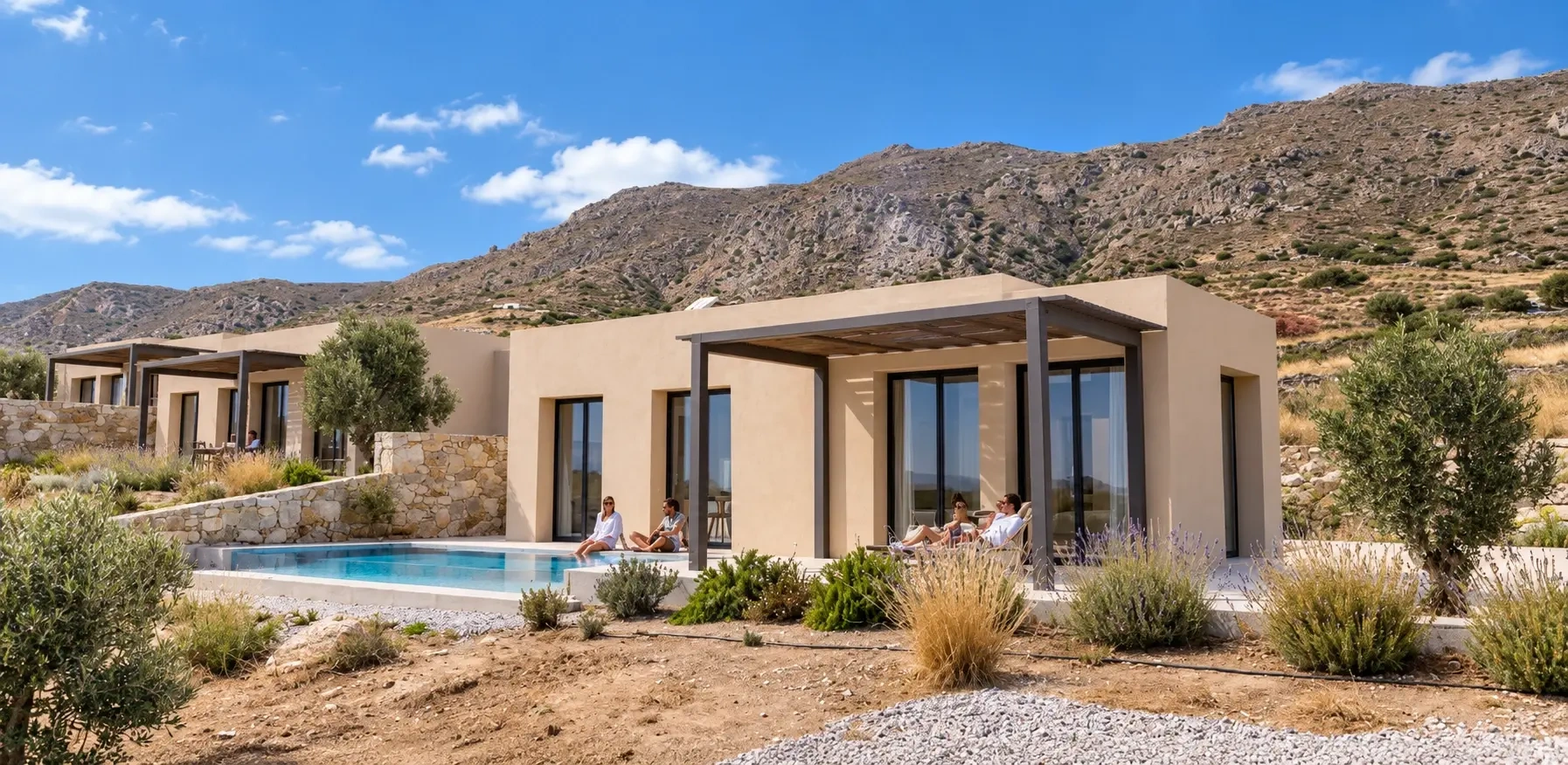 2 - verkoop villa uitzicht op zee naxos - cycladen zuid-egeïsche eilanden griekenland