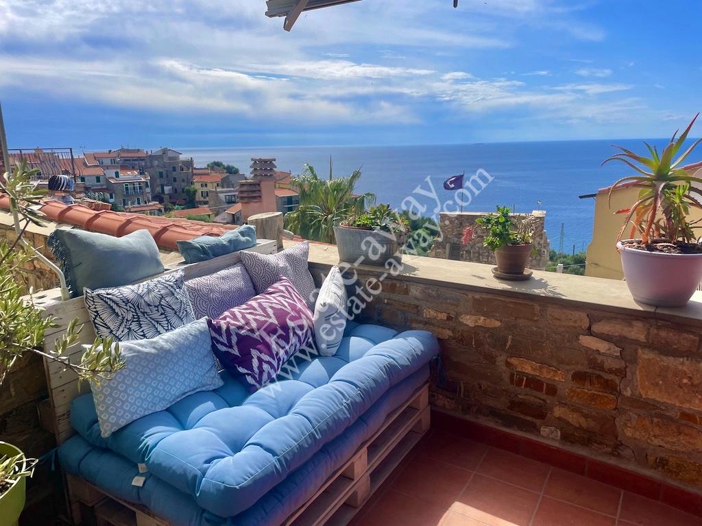 2 - vente maison vue mer cipressa ligurie italie