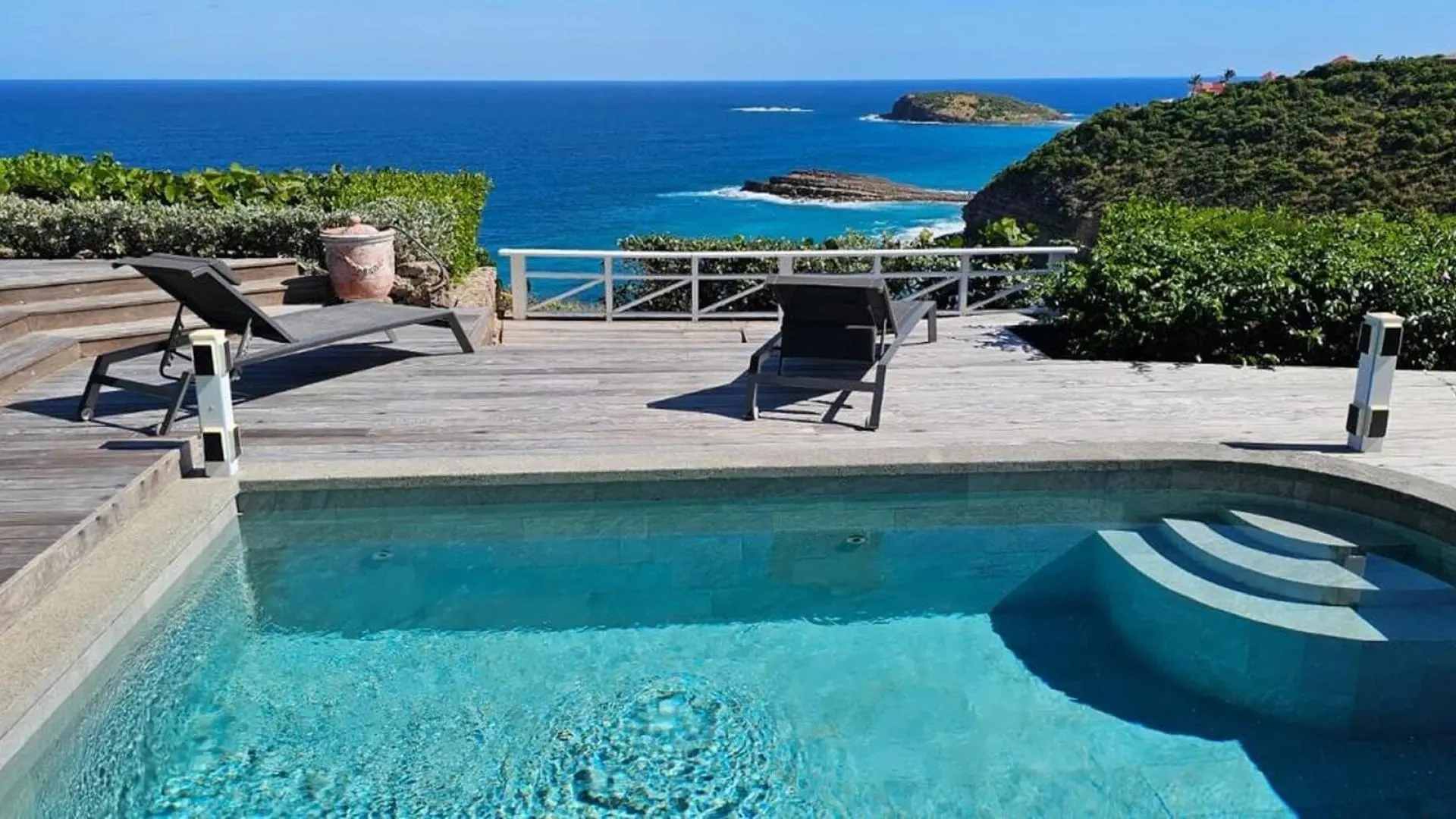 1 - venta villa vista al mar pointe milou san bartolomé - antillas francesas islas del caribe