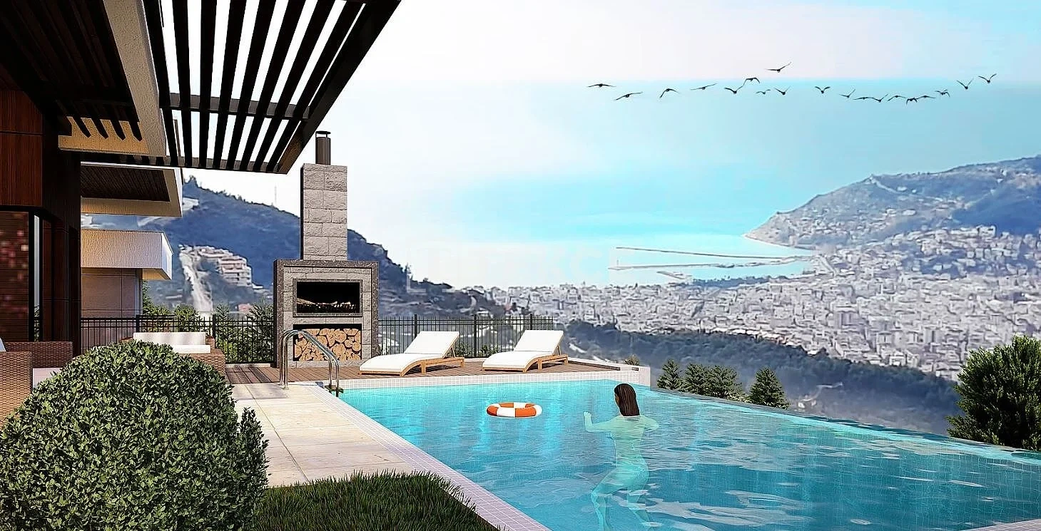 1 - продажа дом вид моря alanya antalya турция