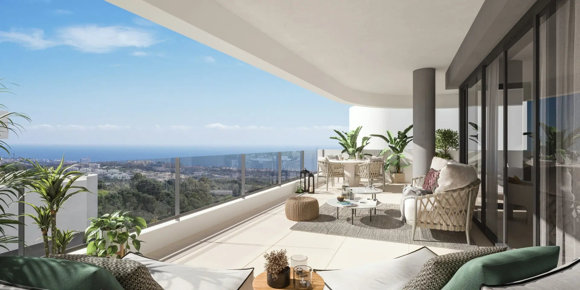 1 - venda apartamento vista de mar marbella - costa del sol andaluzia espanha