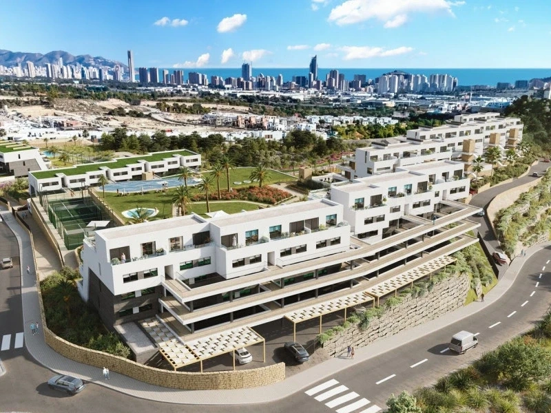 1 - verkoop appartement uitzicht op zee finestrat - costa blanca valencian community spanje