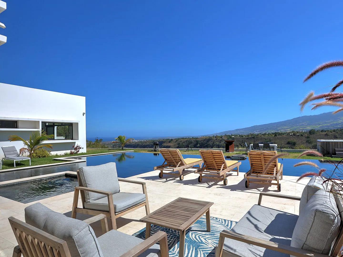 1 - sea view villa for vacation rentals in saint- afrique réunion reunion