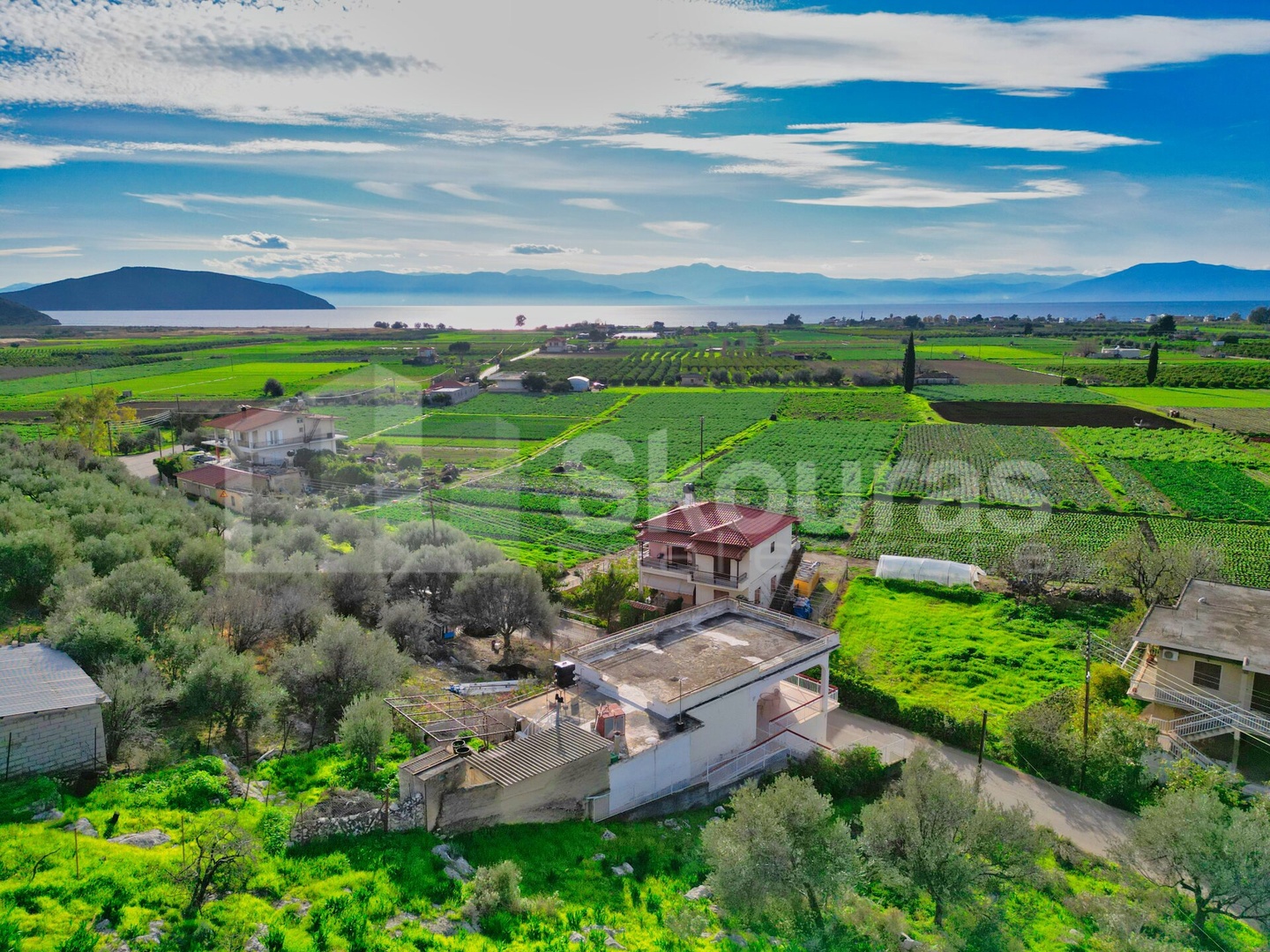 2 - vente maison vue mer íria péloponnèse grèce