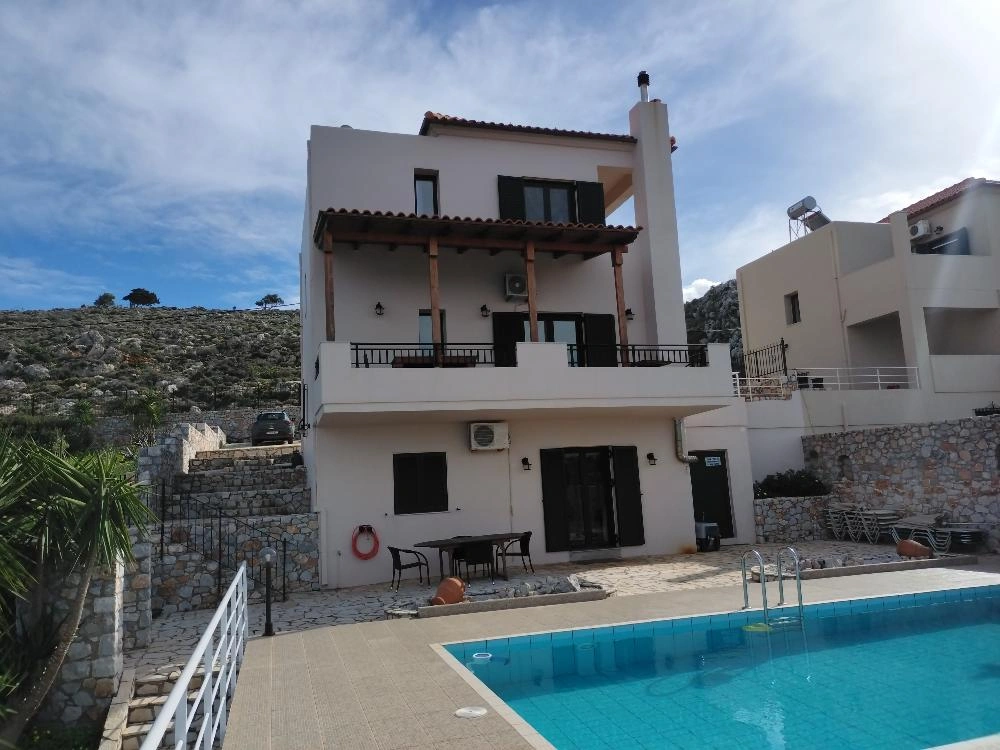 2 - vente maison vue mer kokkino chorio crète grèce