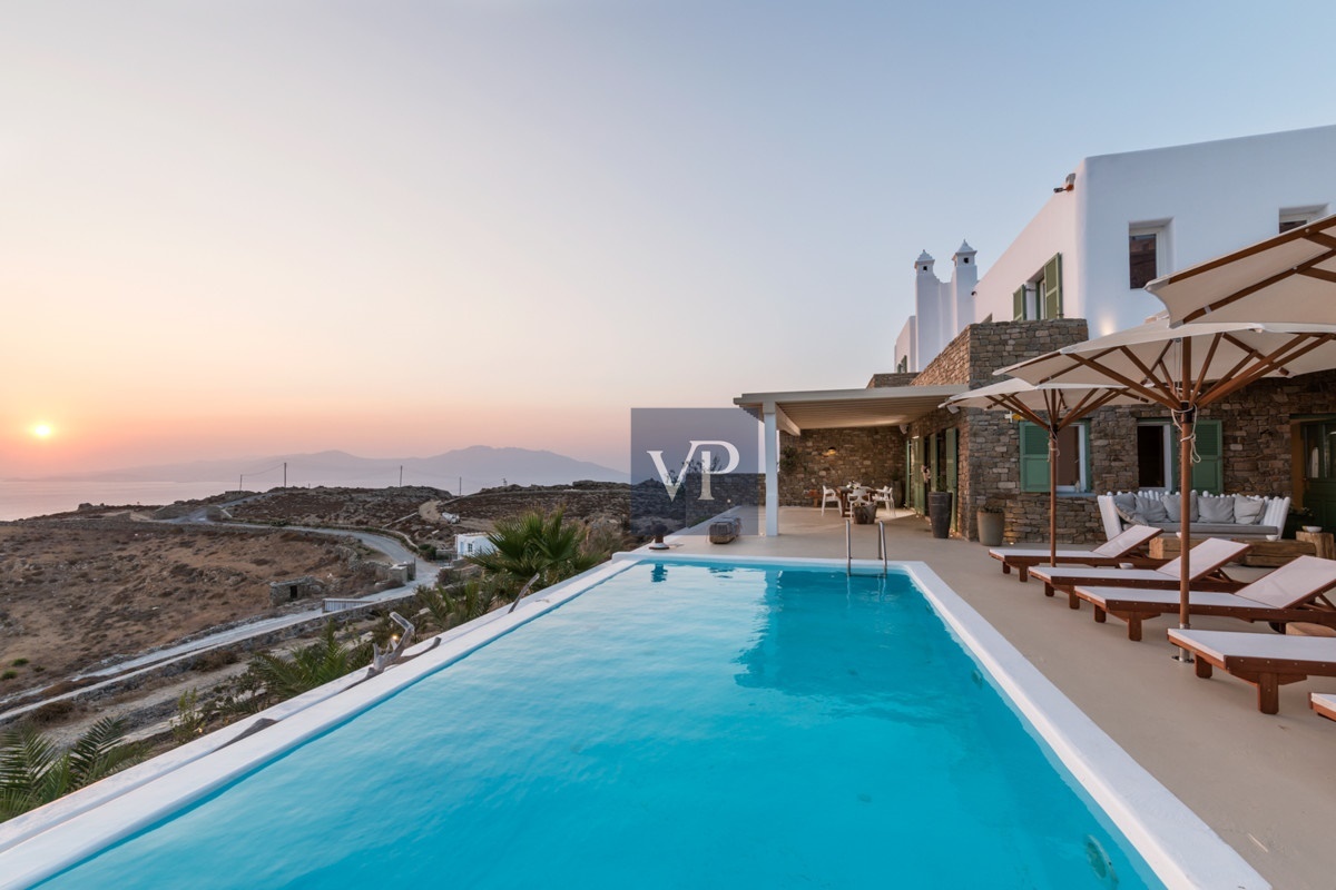 1 - verkoop huis uitzicht op zee mykonos - cycladen zuid-egeïsche eilanden griekenland