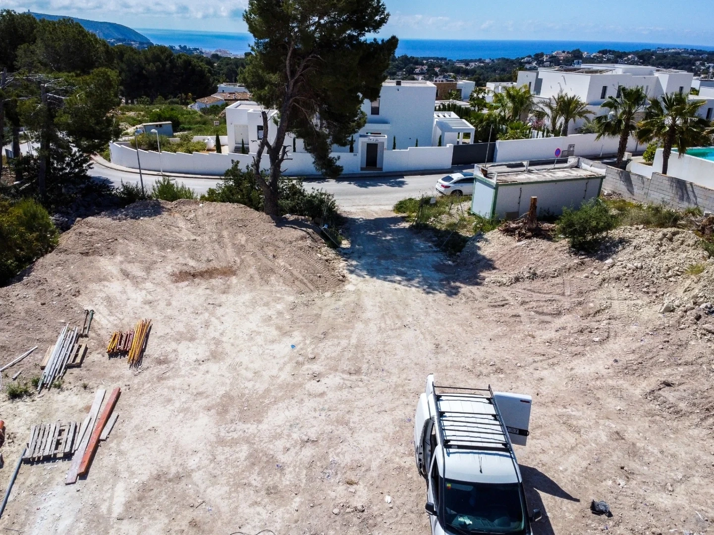 1 - verkoop terrein uitzicht op zee moraira - costa blanca valencian community spanje