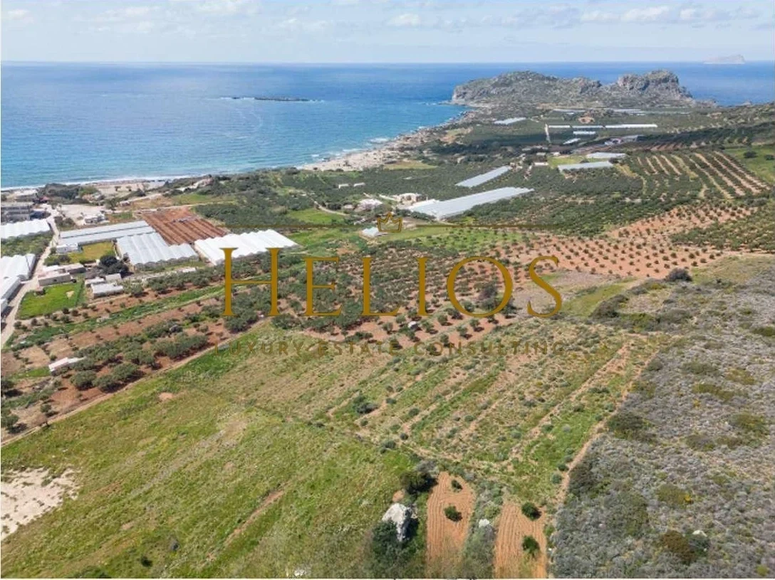 1 - sea view plot of land for sale in falasarna crete greece