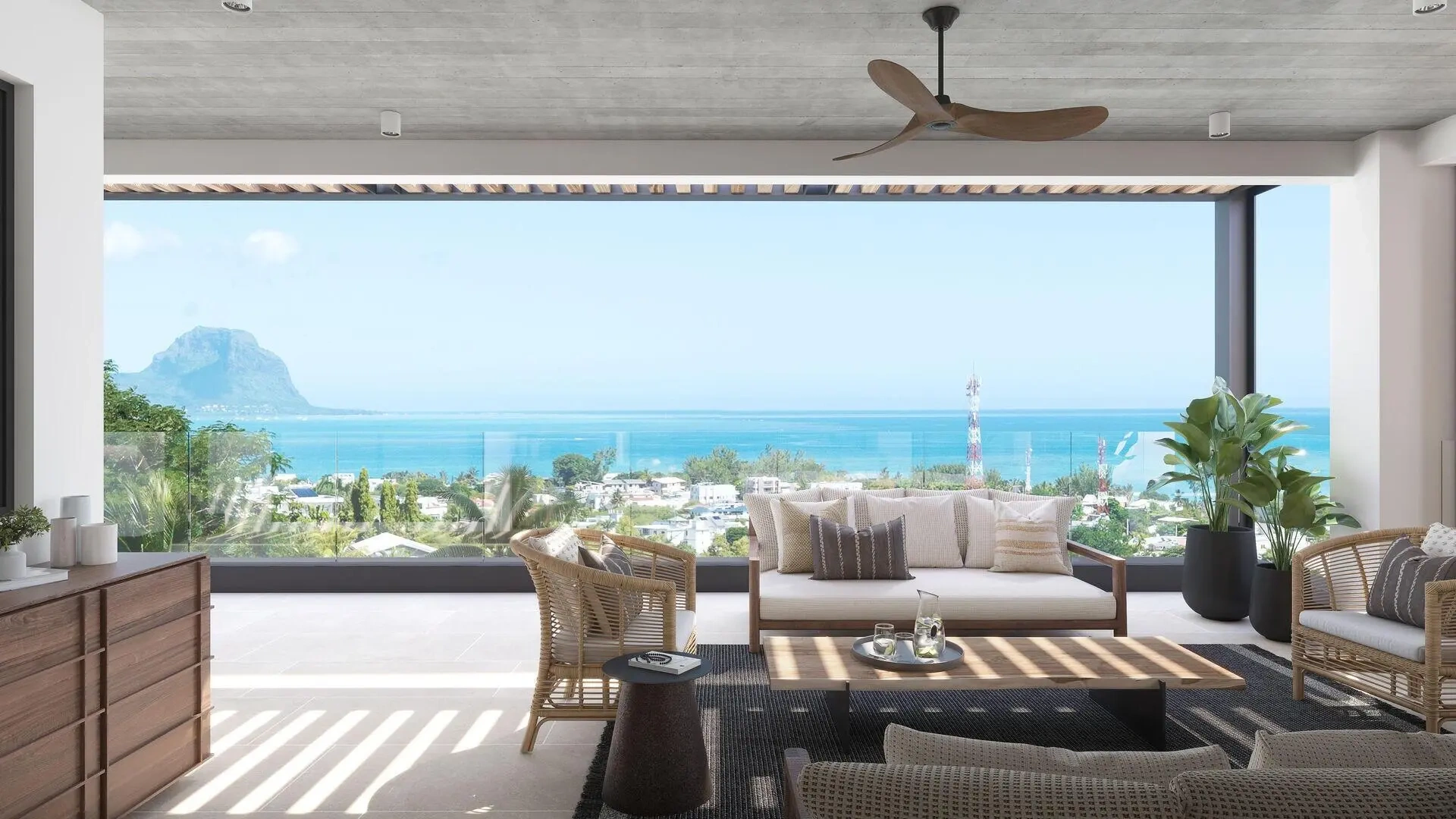 1 - sea view apartment for sale in tamarin rivière noire mauritius