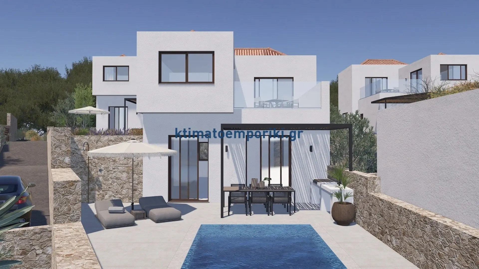 1 - venda casa vista de mar rhodes egeu meridional grécia