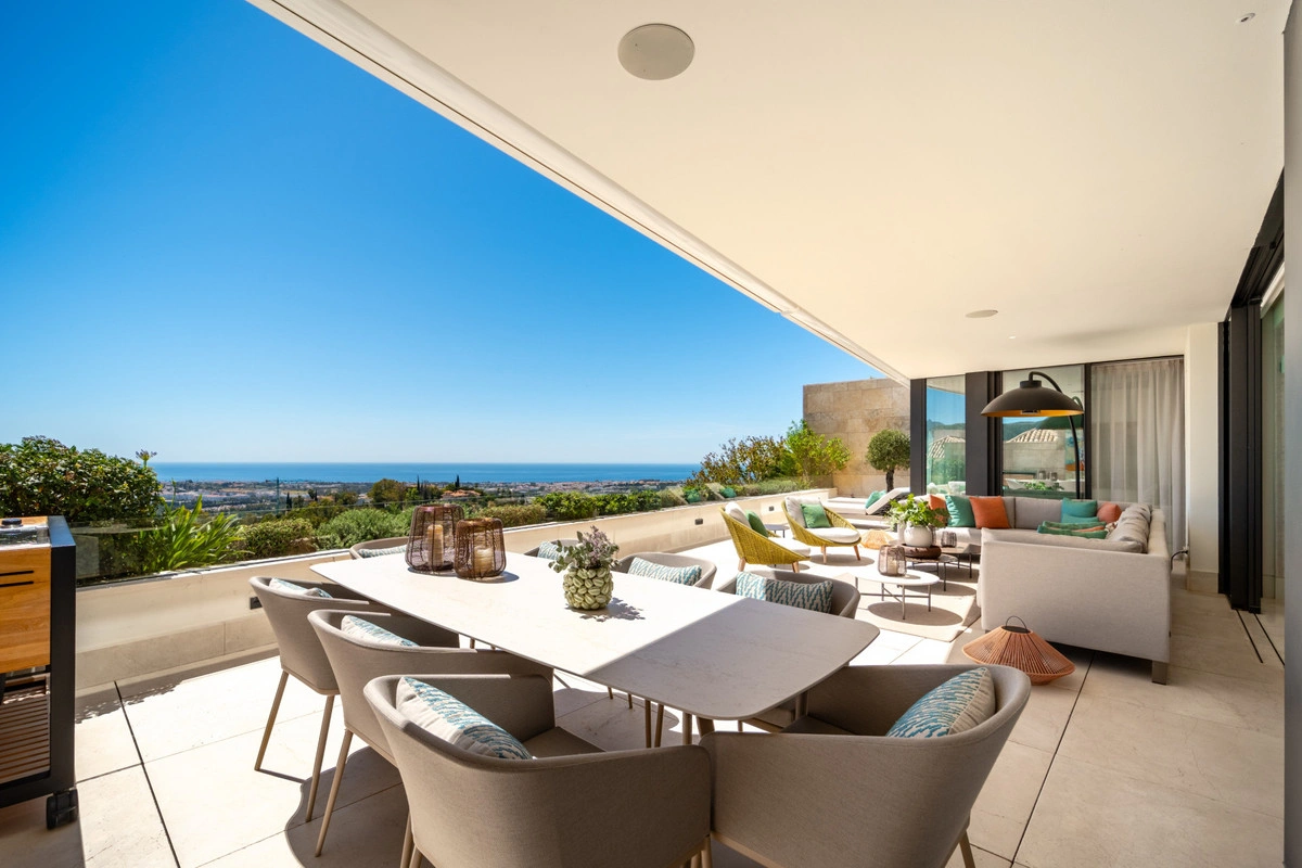 1 - venta apartamento vista al mar benahavis - costa del sol andalucía españa