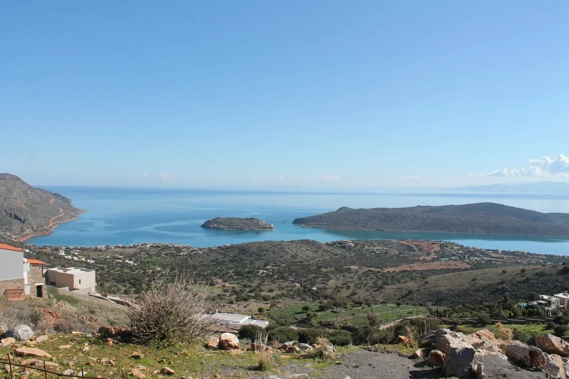 1 - venda terreno vista de mar chavgas creta grécia