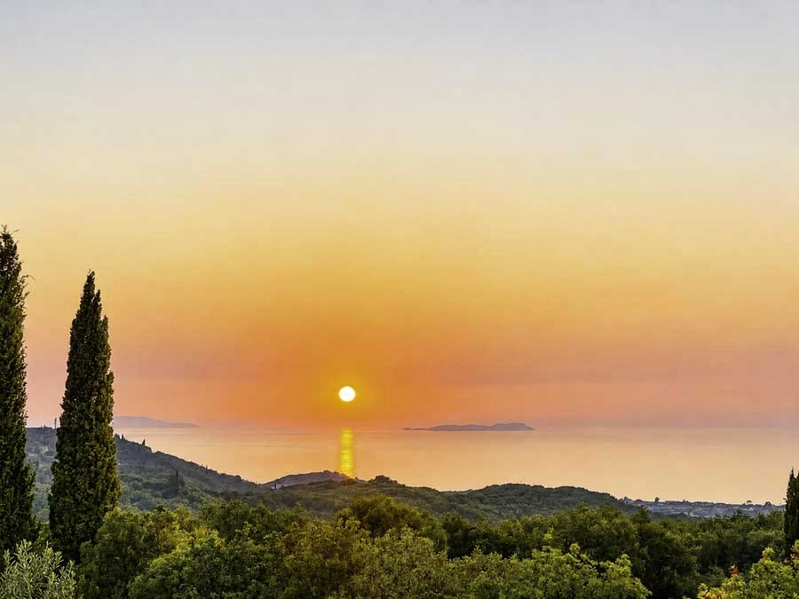 2 - vente villa vue mer corfu îles ioniennes grèce