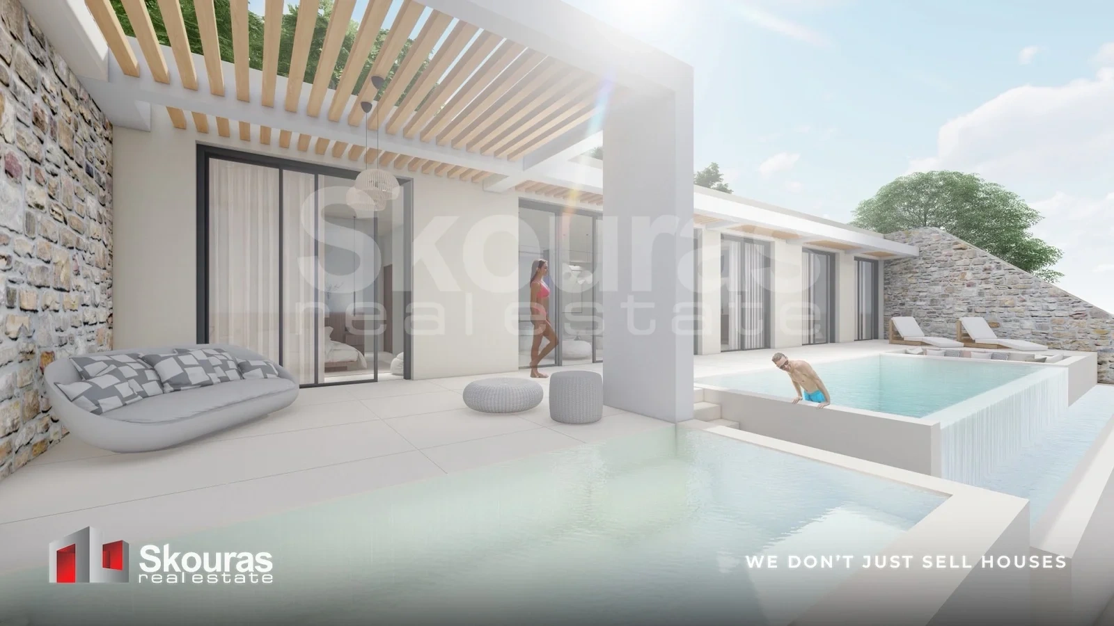 2 - продажа дом вид моря lefkada ионические острова греция