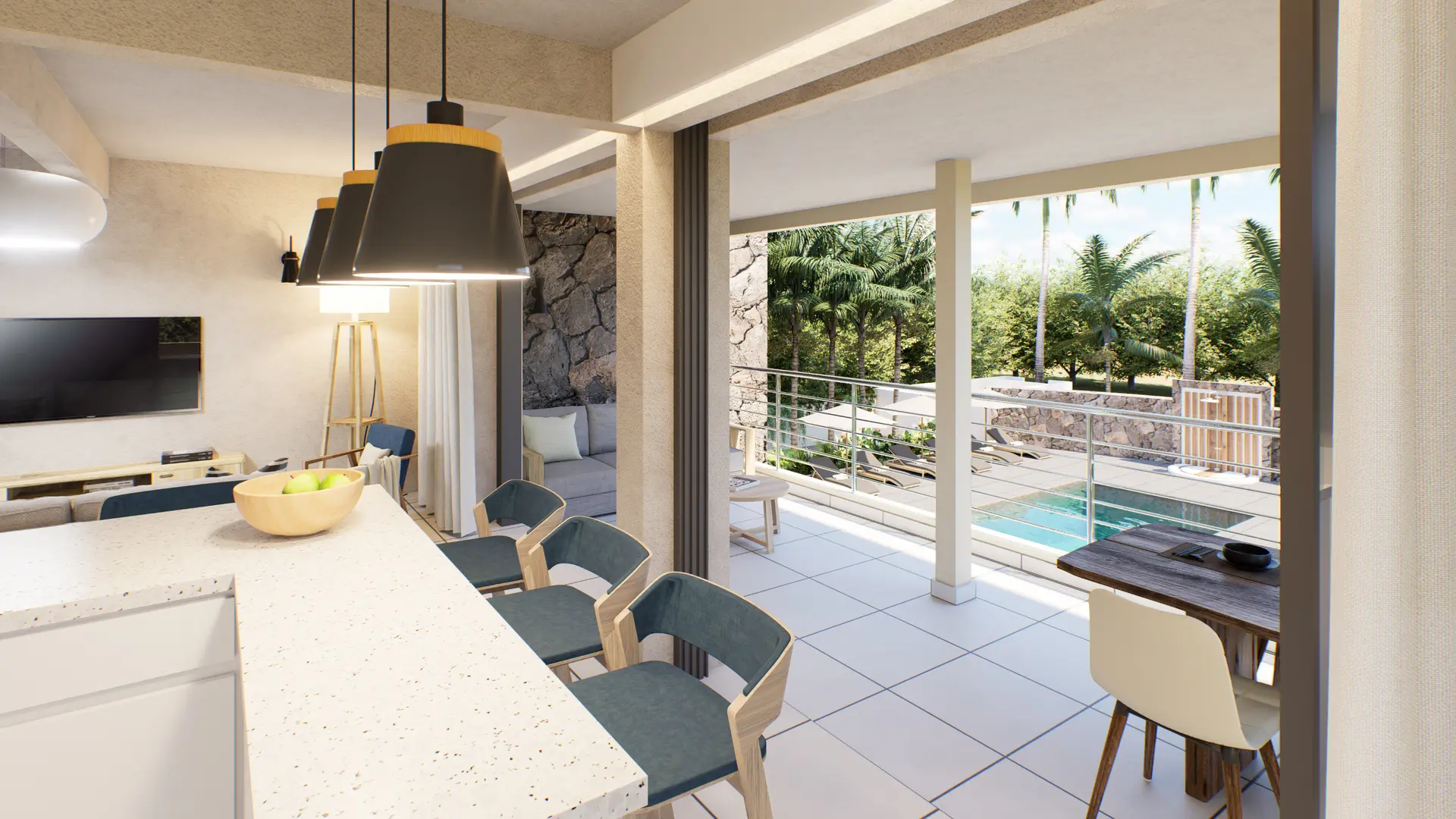 2 - beach walk apartment for sale in trou aux biches pamplemousses mauritius