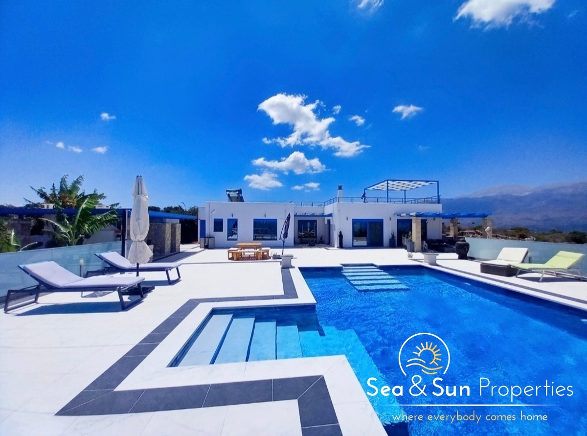 1 - sea view villa for sale in vámos crete greece