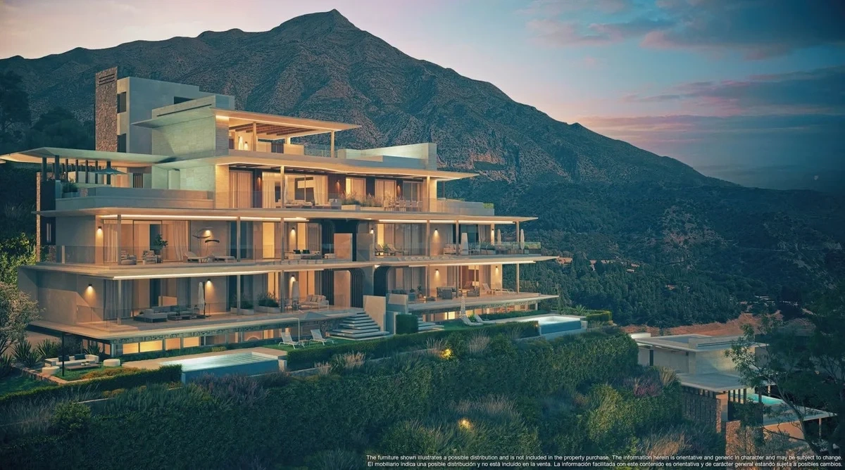 1 - vente appartement vue mer benahavis - costa del sol andalousie espagne